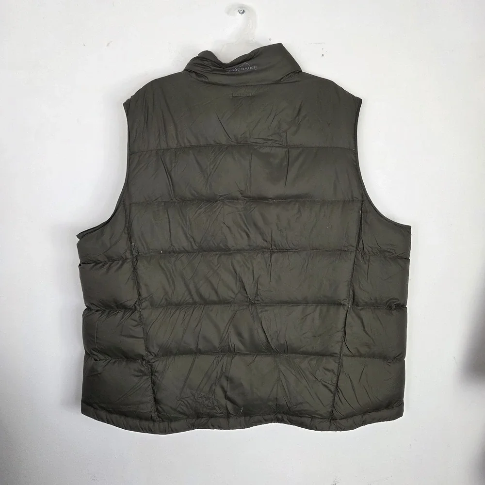 EDDIE BAUER Mens XXL Blue Nylon‎ Down Insulated Lightweight Puffer Vest